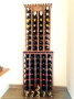 Fa bortartók - Bortartó állvány 32 bornak bükkfából